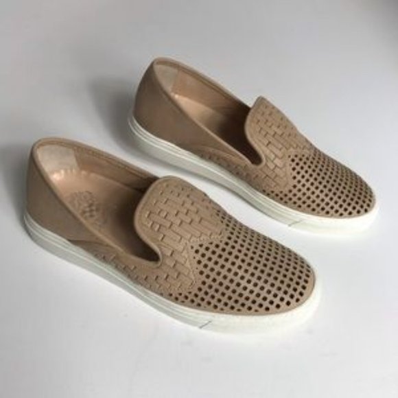 Vince Camuto Bristie Suede Perforated Slip-On Shoe - Picture 3 of 8